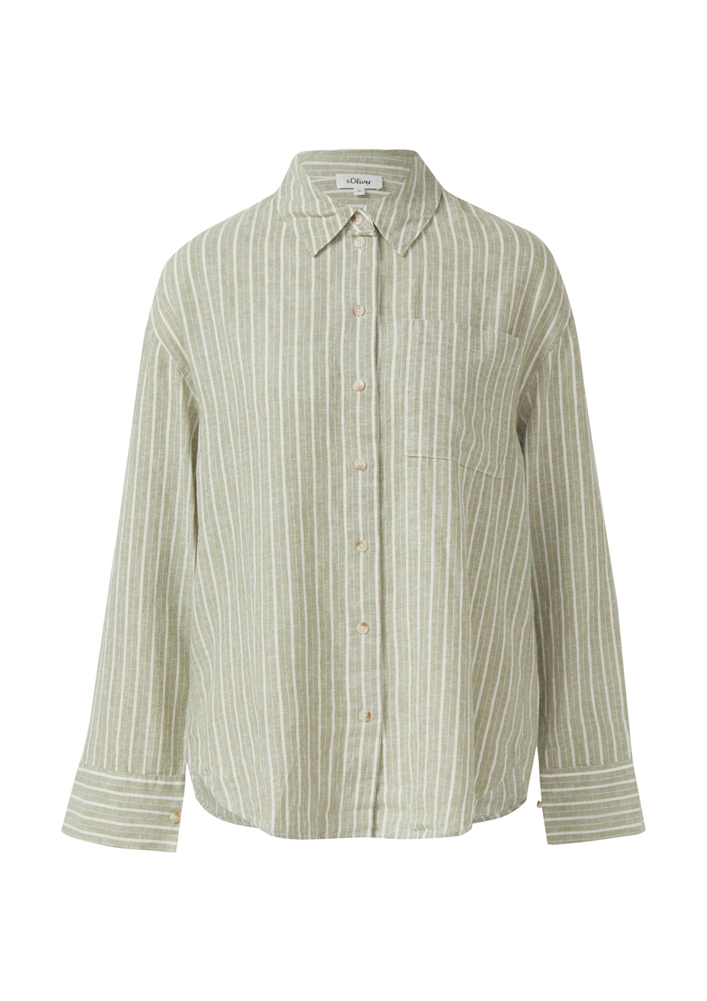 s.Oliver Bluse in Grün: Vorderseite