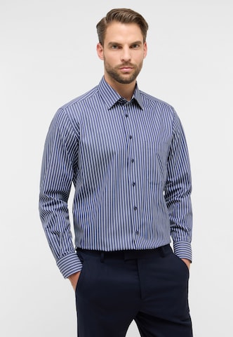 ETERNA Comfort fit Zakelijk overhemd in Blauw: voorkant