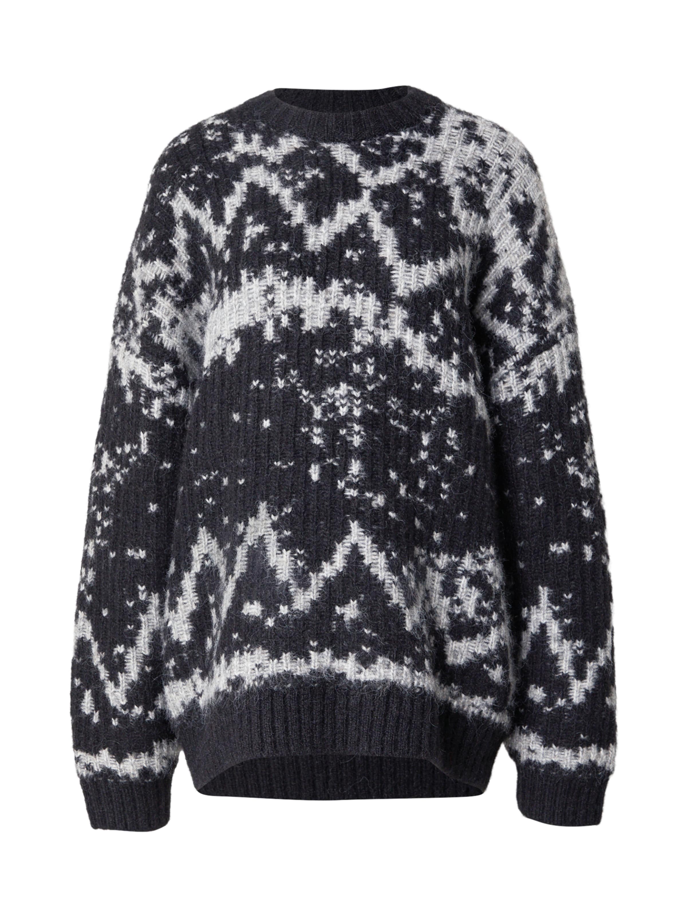 WEEKDAY Trui in Zwart: voorkant