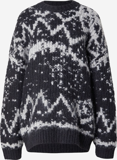 Megztinis iš WEEKDAY, spalva – juoda / balta, Prekių apžvalga