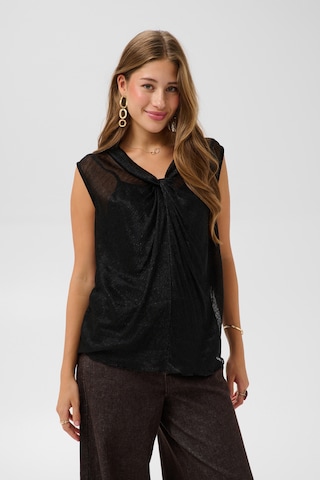 Cream - Blusa 'Limia' en negro: frente