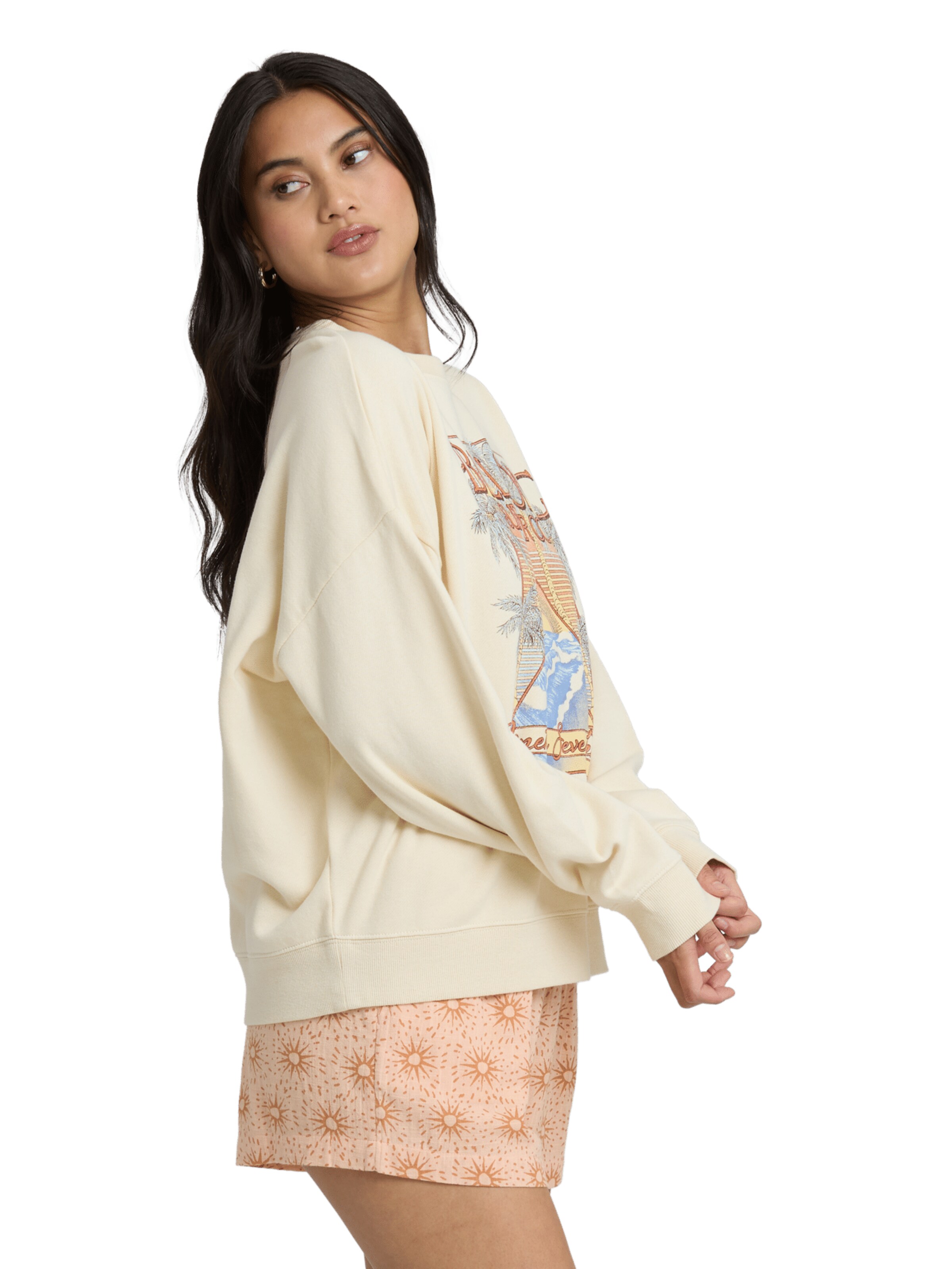 BILLABONG Sweatshirt 'Echo' in Weiß