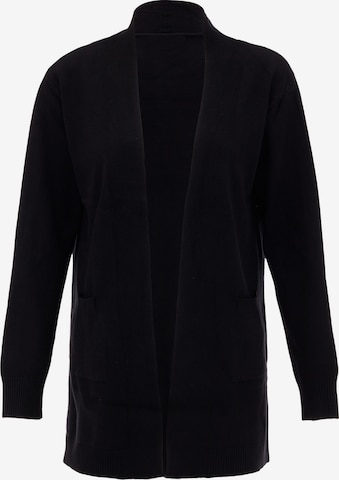 boline Knit Cardigan in Black: front