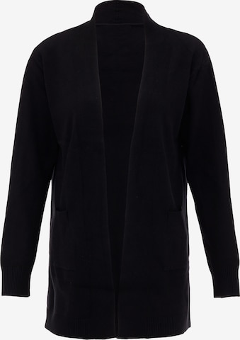 Cardigan boline en noir : devant