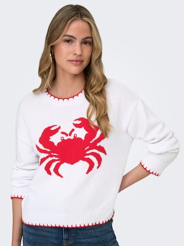 ONLY Sweater 'ONLElise' in White