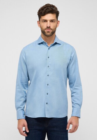 ETERNA Regular fit Business shirt in Blue: front
