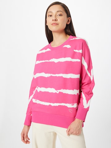 Key Largo Sweatshirt 'START' in Pink: front