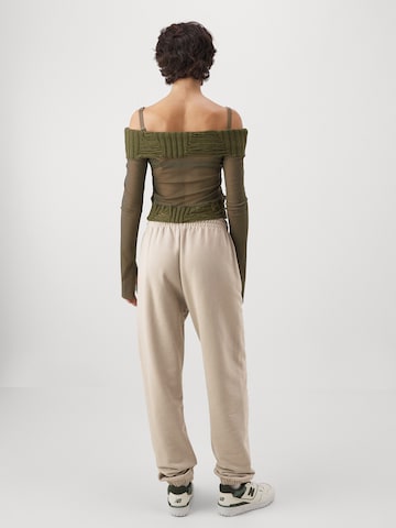 ALPHA INDUSTRIES Tapered Παντελόνι 'Essentials' σε μπεζ