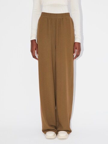 LeGer by Lena Gercke Wide leg Trousers 'Else' in Green: front