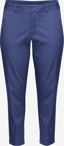 KAFFE CURVE - Pantalón chino 'Leana' en azul: frente