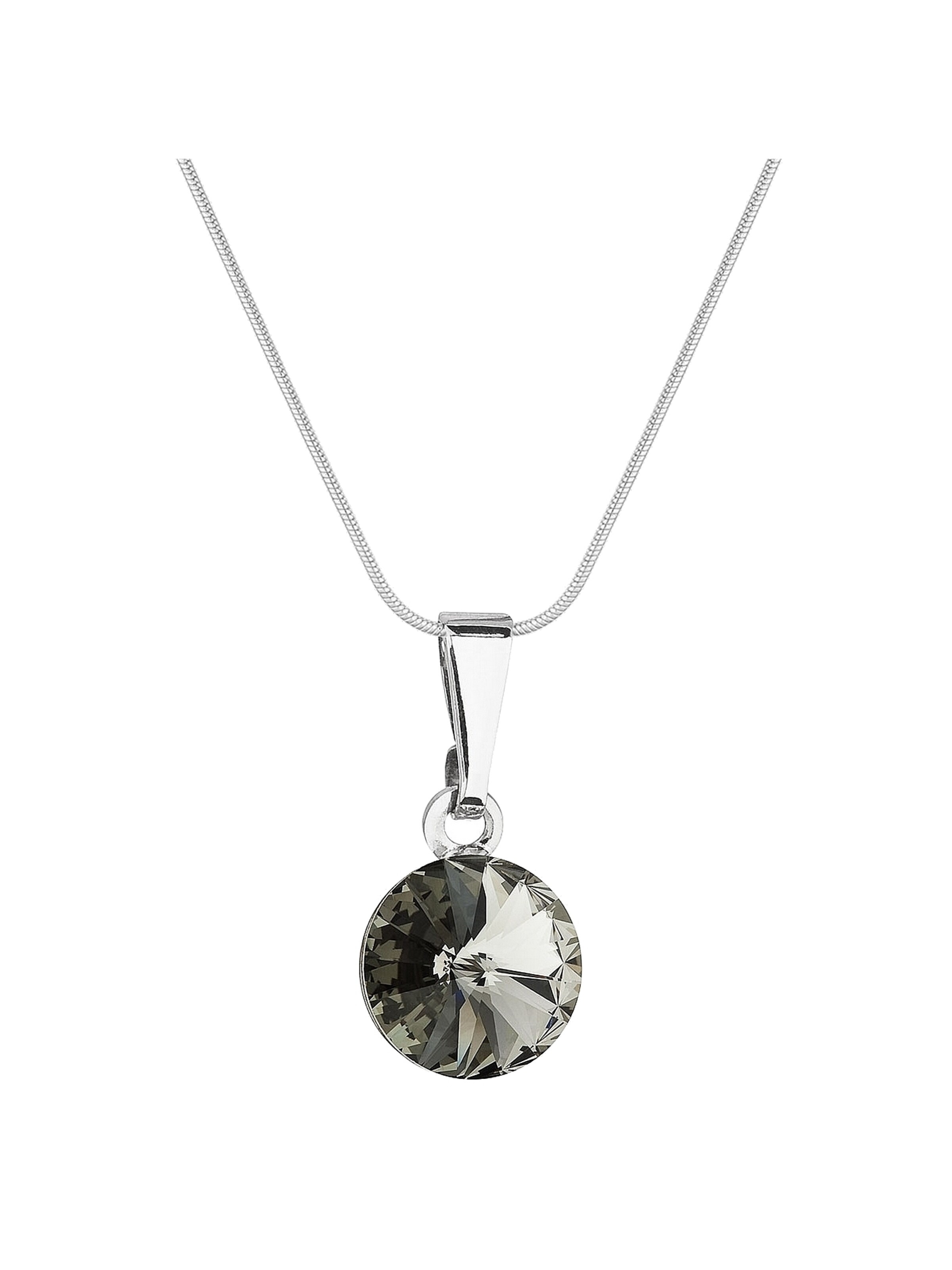 EXCLUSIVE EDITION Řetízek 'Rivoli adorned with Swarovski crystals' – šedá