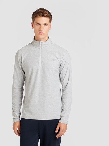 new balance - Camiseta funcional 'Space Dye' en gris: frente