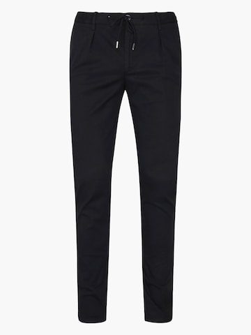 Profuomo Slim fit Chino trousers in Blue: front