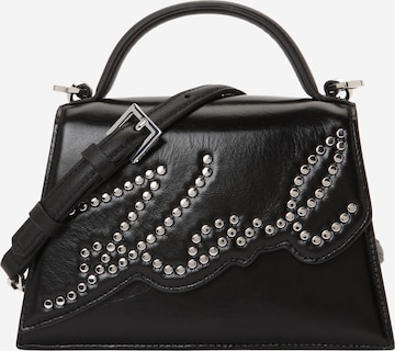 Karl Lagerfeld Чанта с презрамки в черно: отпред