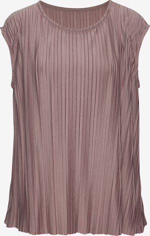 LASCANA Shirt in Bronze: front