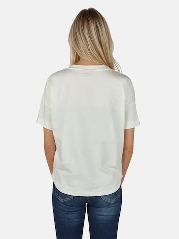 salzhaut Shirt 'LEEV' in Weiß