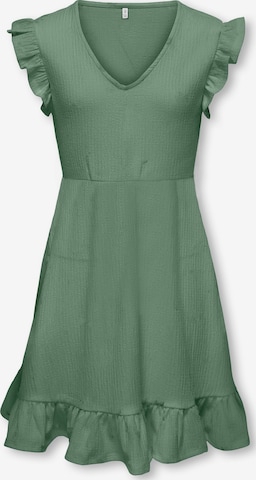 Abito 'KOGHillary' di ONLY GIRLS in verde: frontale