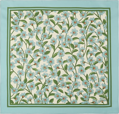 Skara 'Springtime Ditsy' iš Kate Spade, spalva – kremo / turkio spalva / žalia, Prekių apžvalga