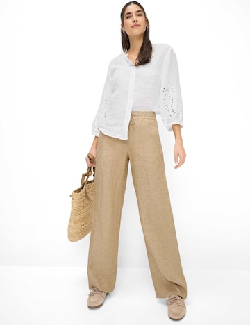 Loosefit Pantalon ' Farina ' BRAX en marron : devant