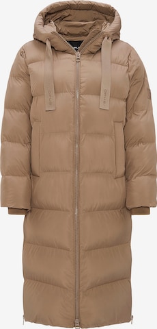 OPUS Winter Coat 'Habine' in Brown: front
