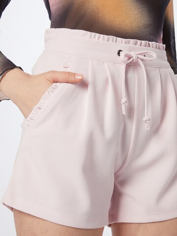 JDY Regular Pleat-front trousers 'NEW CATIA' in Pink