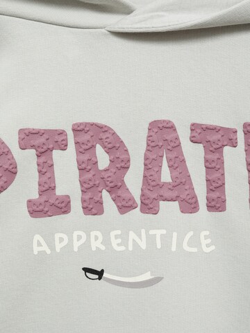 MANGO KIDS Sweatshirt 'PIRATE' i grå