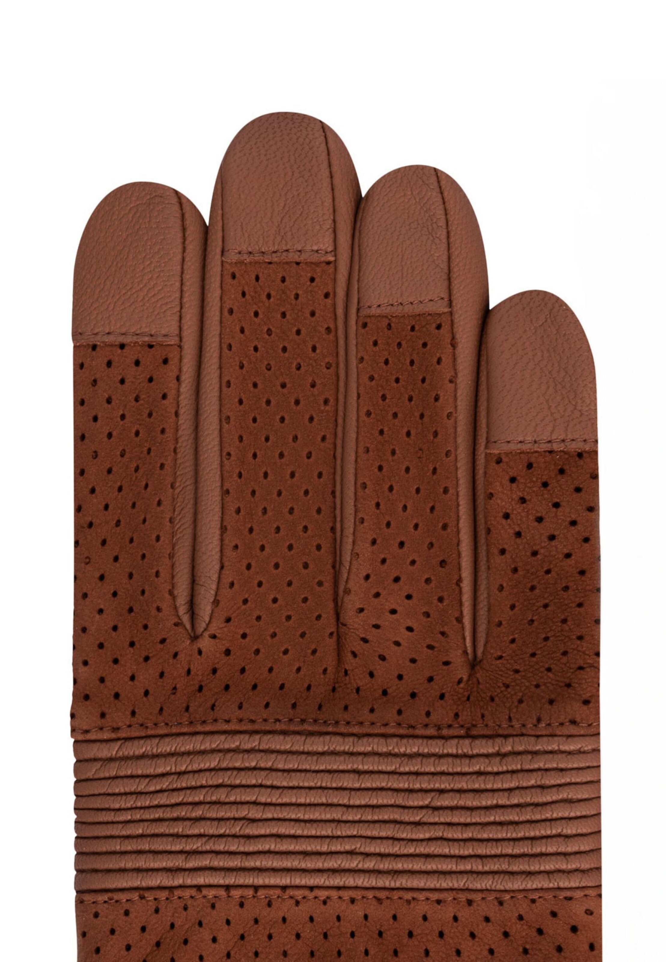 Mezzoguanti 'VOLTERRA TOUCH' di Roeckl in marrone