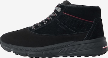 juoda TOMMY HILFIGER Auliniai batai su raišteliais: priekis