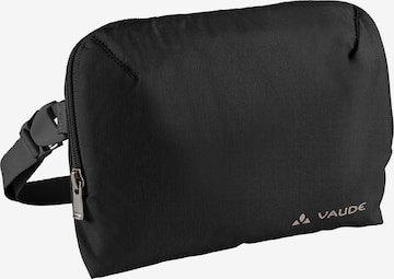 VAUDE Athletic Fanny Pack in Black: front