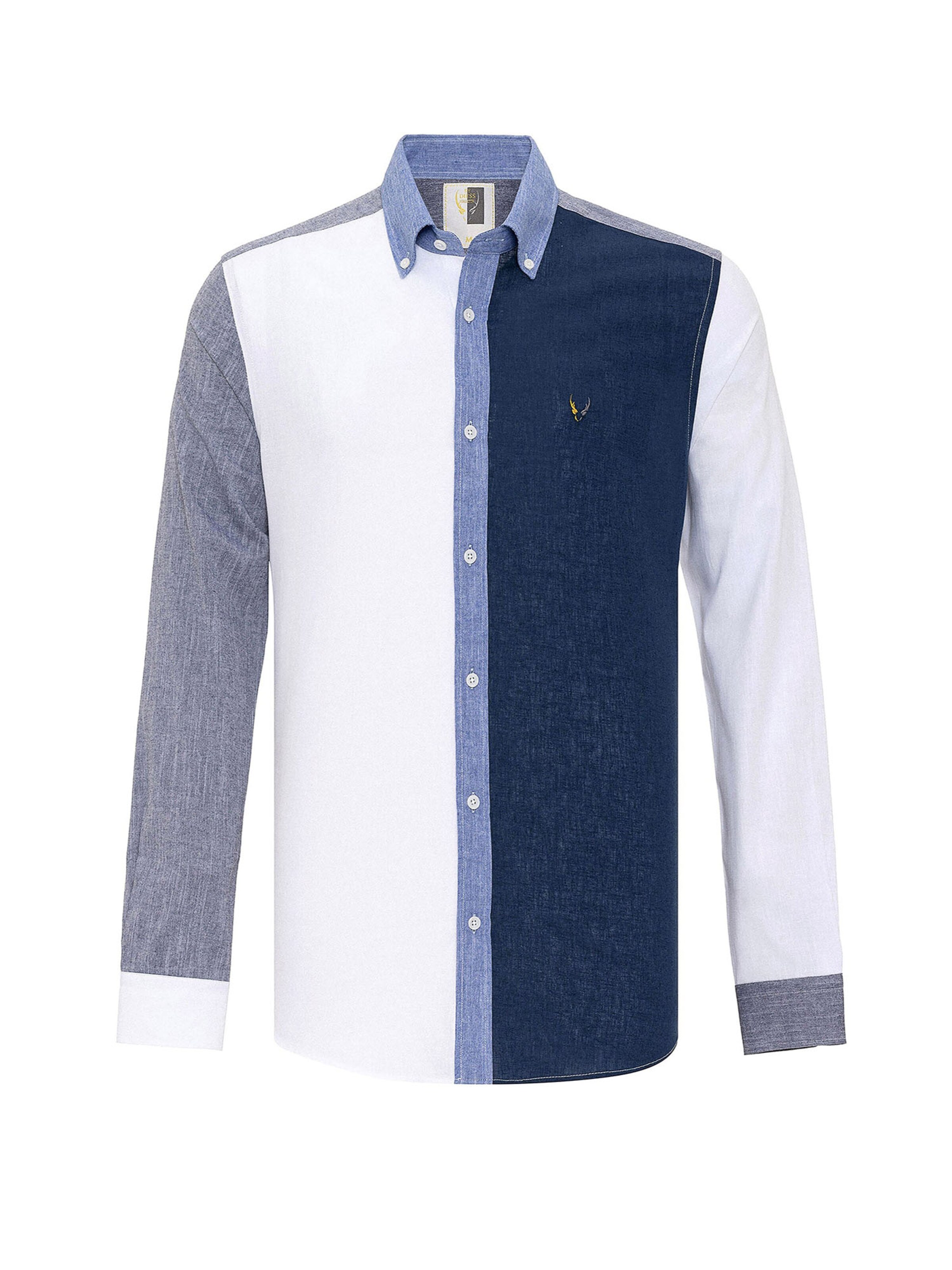 Regular fit Camicia di By Diess Collection in blu: frontale