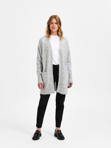 SELECTED FEMME Knit cardigan 'Lulu' in Grey