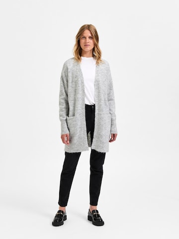 SELECTED FEMME Knit Cardigan 'Lulu' in Grey