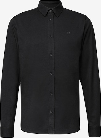 Street One MEN Regular Fit Hemd in Schwarz: Vorderseite