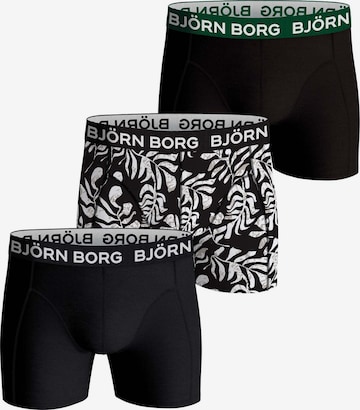 BJÖRN BORG Boxer shorts in Black: front