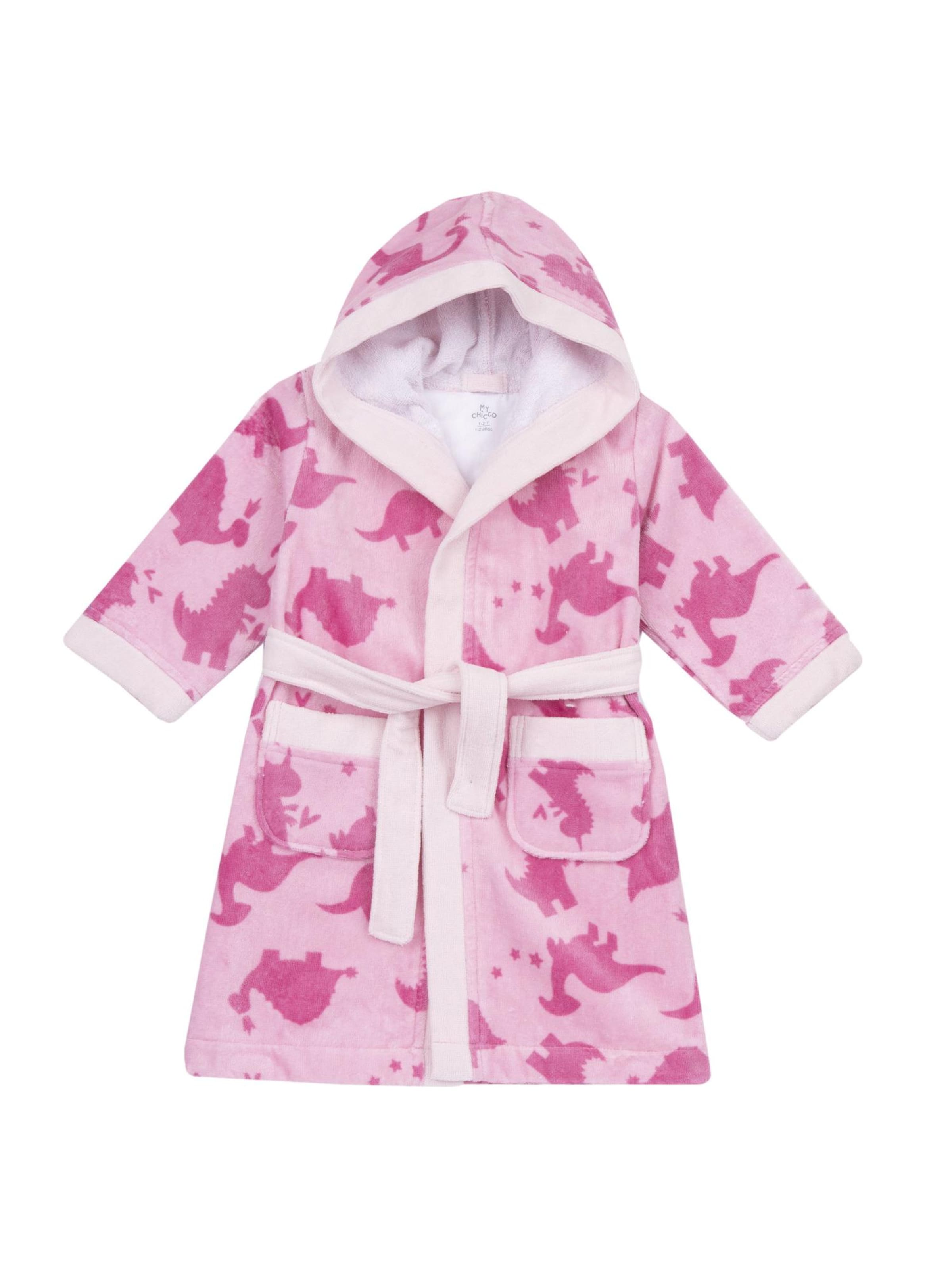 Chicco Koupací plášť – pink: přední strana