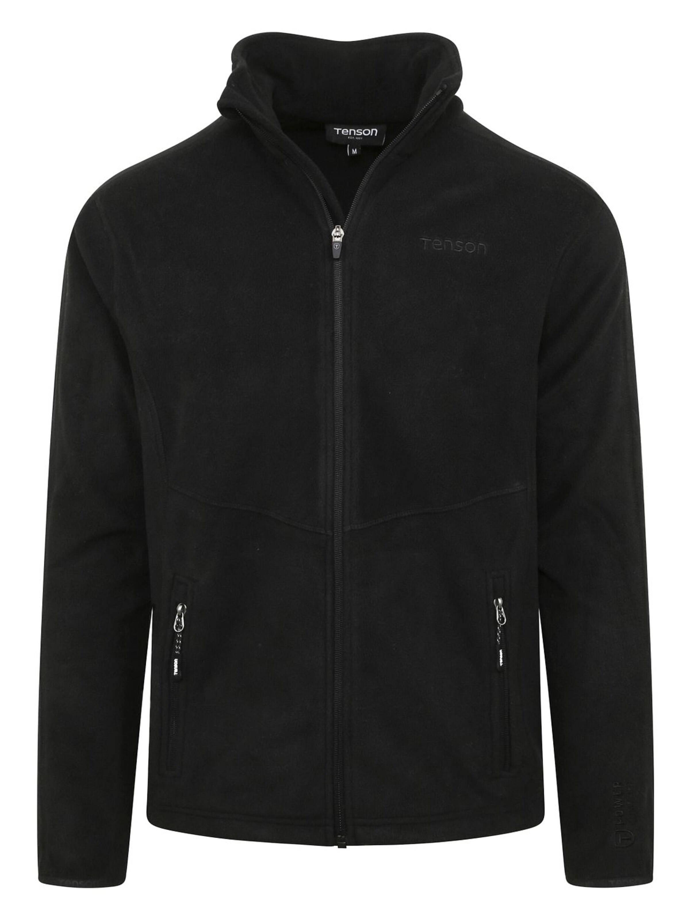 TENSON Knit cardigan 'Miracle' in Black: front