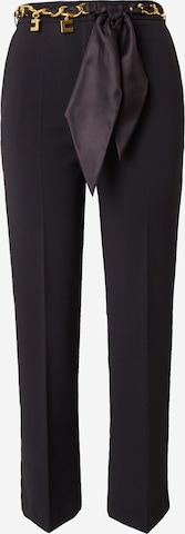 Elisabetta Franchi Regular Pleated Pants in Black: front