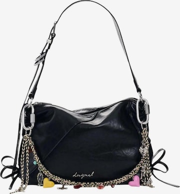 Desigual - Bolso de hombro 'BAG_GRAVITY LETUR 26WAXP78' en negro: frente