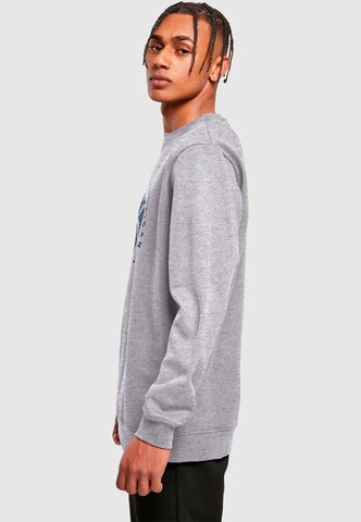 Merchcode Sweatshirt 'Michigan University - Wolverines Basketball' in Grau