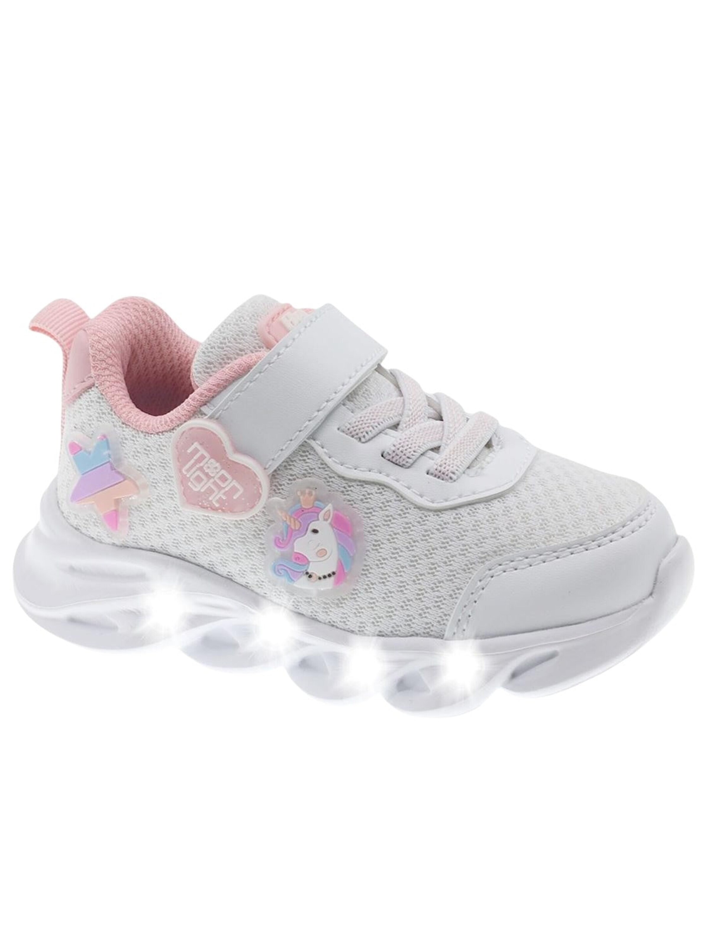 Sneaker 'Lighting Shoes' di Beppi in bianco: frontale