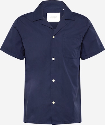 Les Deux - Ajuste regular Camisa 'Lawson' en azul: frente