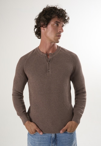 Pull-over Felix Hardy en marron : devant