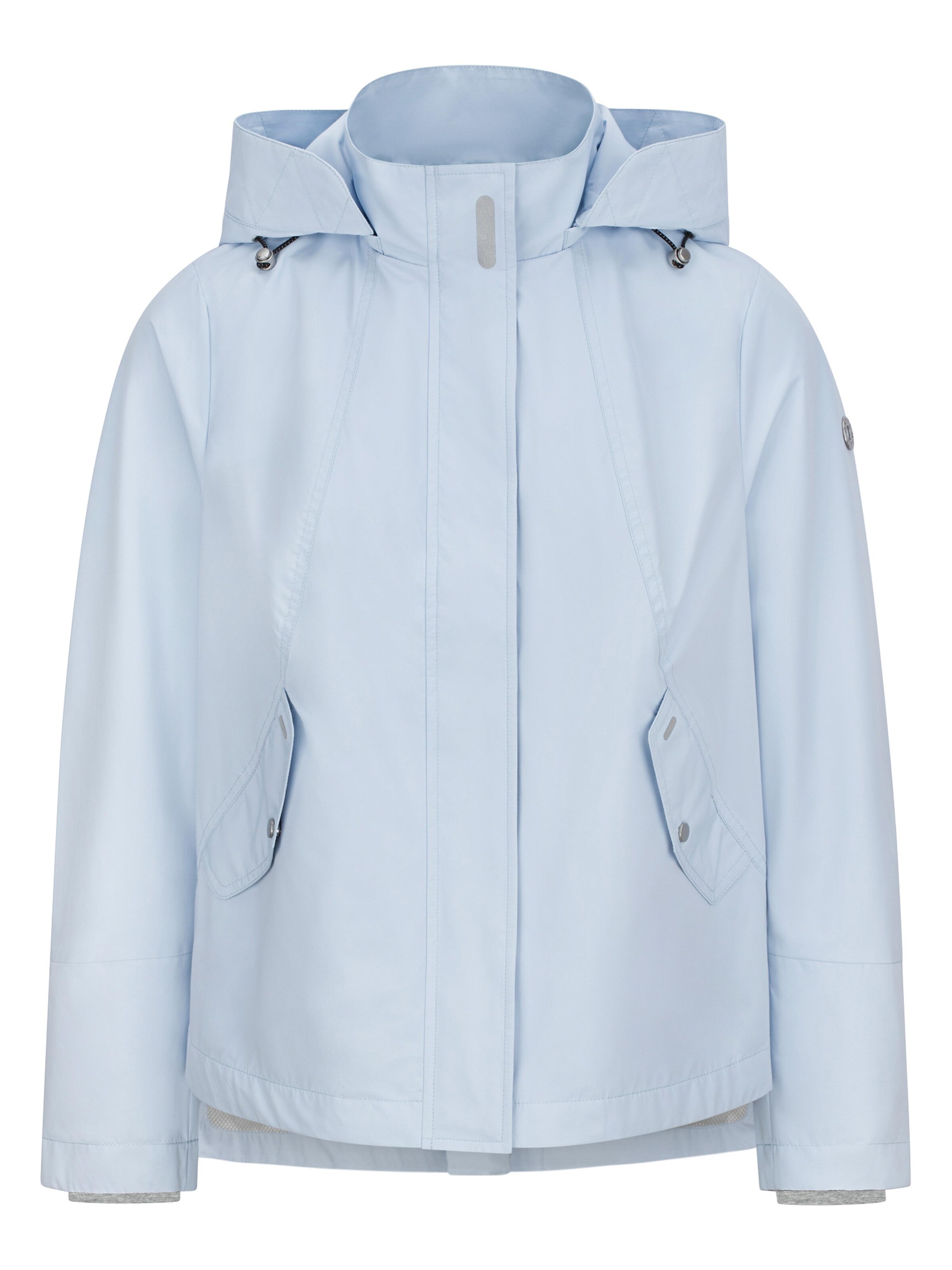MANISA Between-season jacket 'Rainwearparka' in Blue: front
