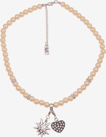 Leslii Necklace 'Heidi ' in Beige: front