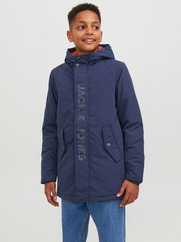 Veste mi-saison Jack & Jones Junior en bleu : devant