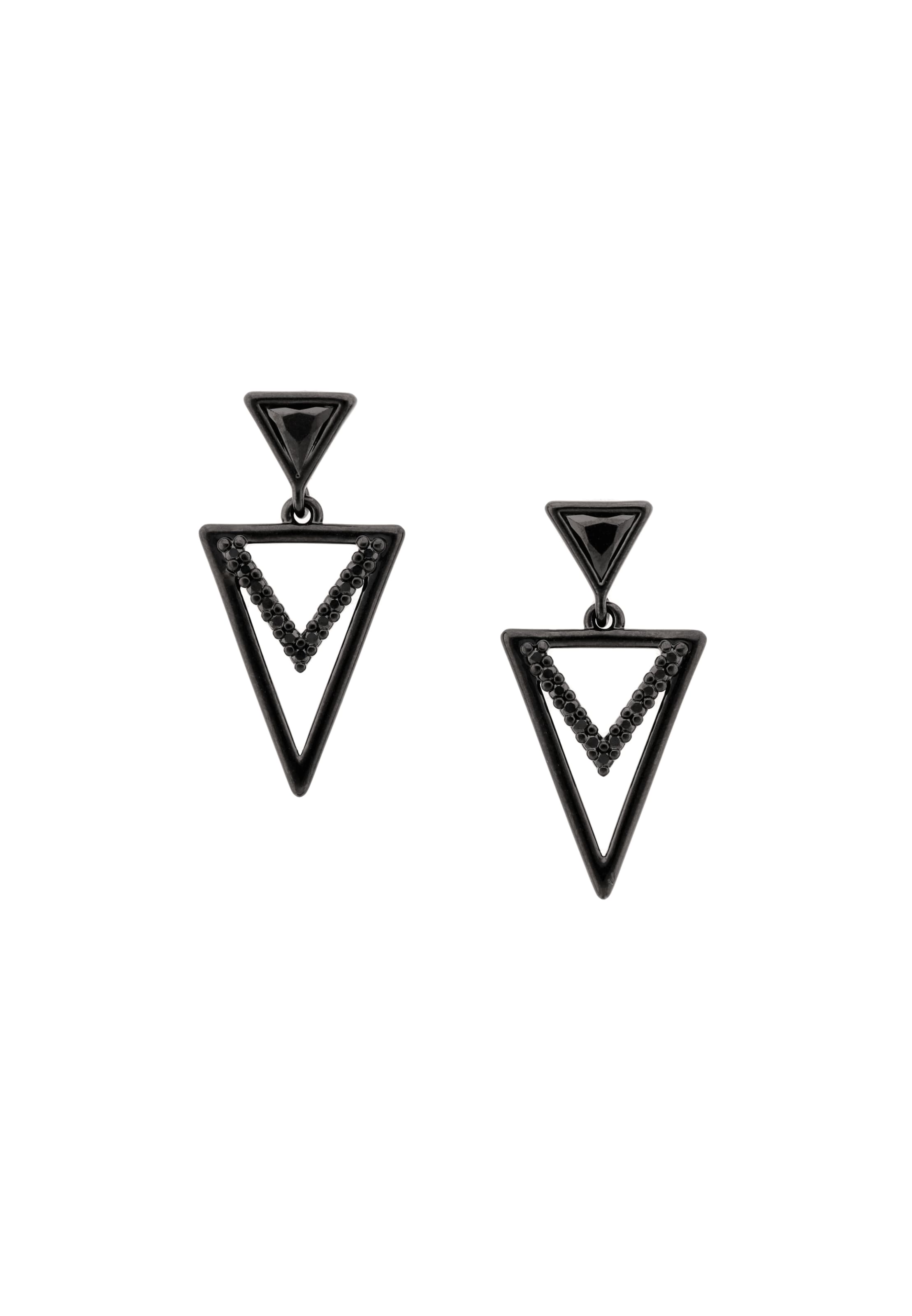 myMo ROCKS - Pendientes en negro: frente