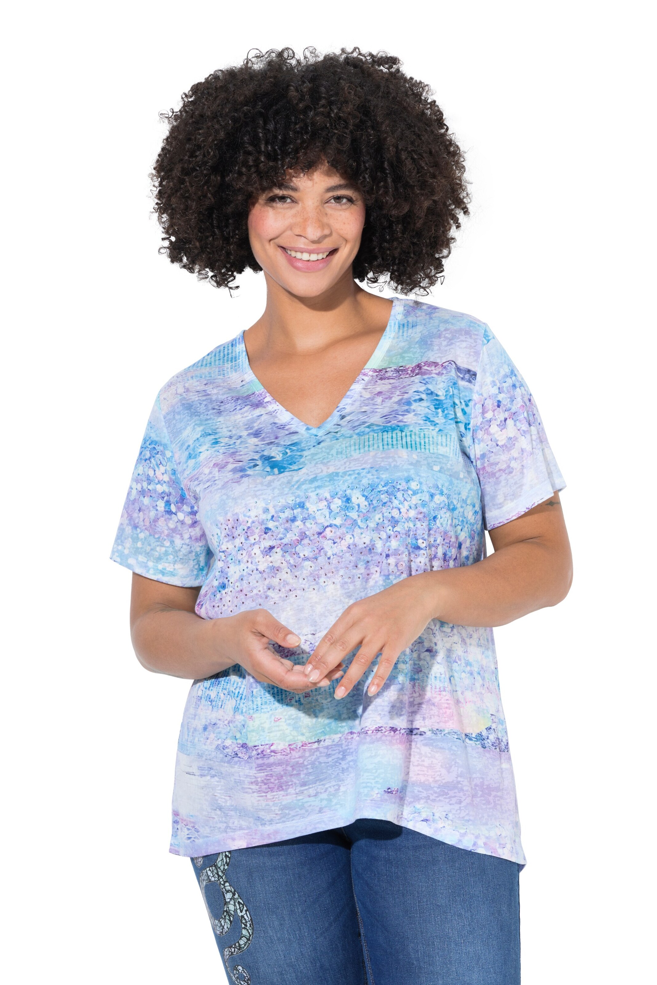 Angel of Style Shirt in Blau: Vorderseite