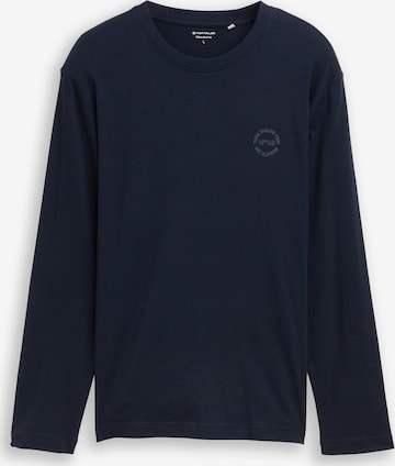 TOM TAILOR Shirt in Blue: front