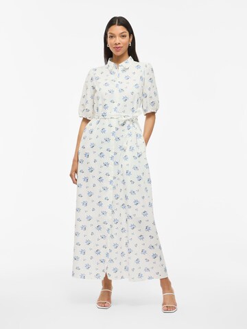 VILA - Vestido camisero 'VIElla' en blanco: frente