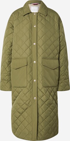 TOMMY HILFIGER Between-Seasons Coat in Green: front